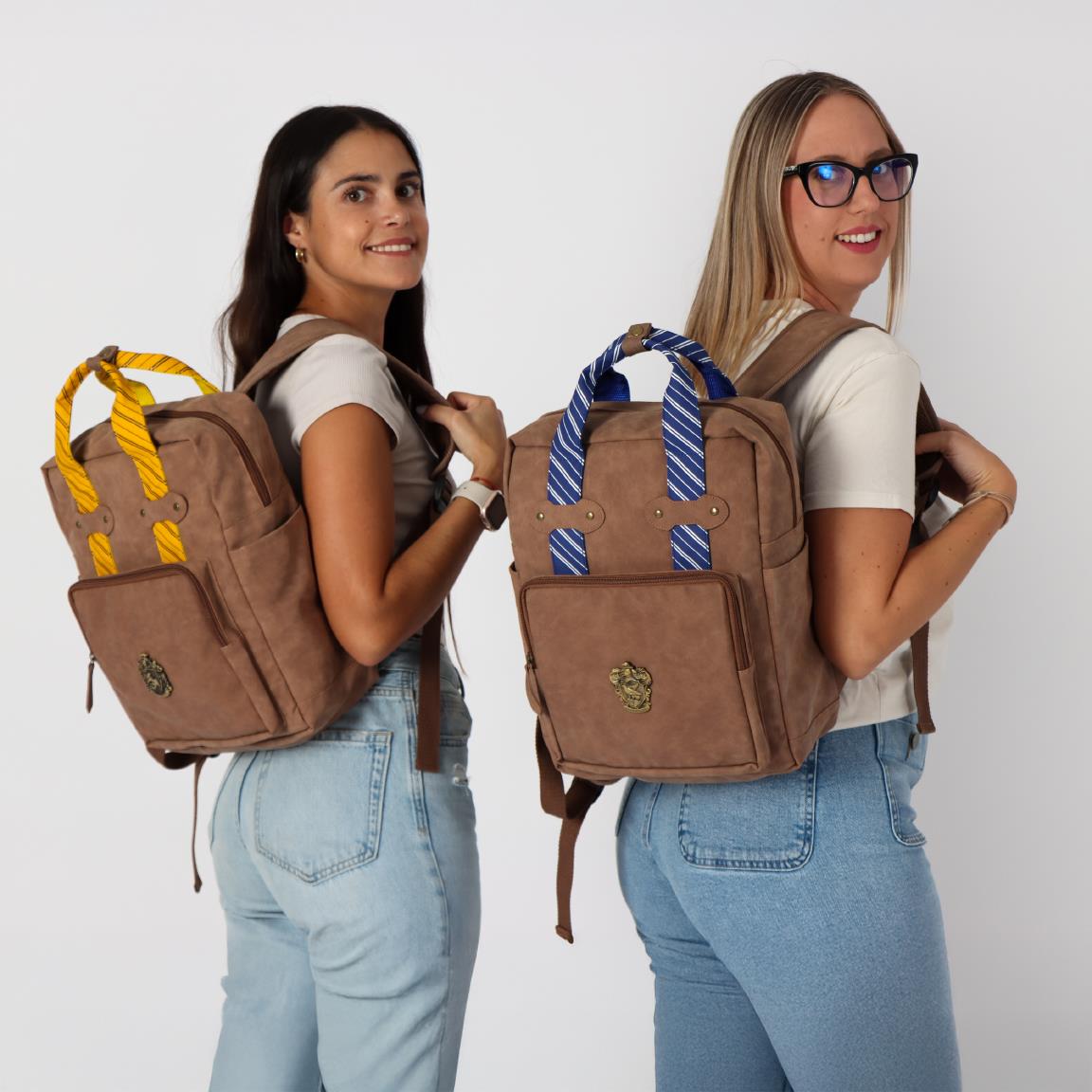 Harry Potter - Lässig modischer Kunstleder Rucksack | Hufflepuff