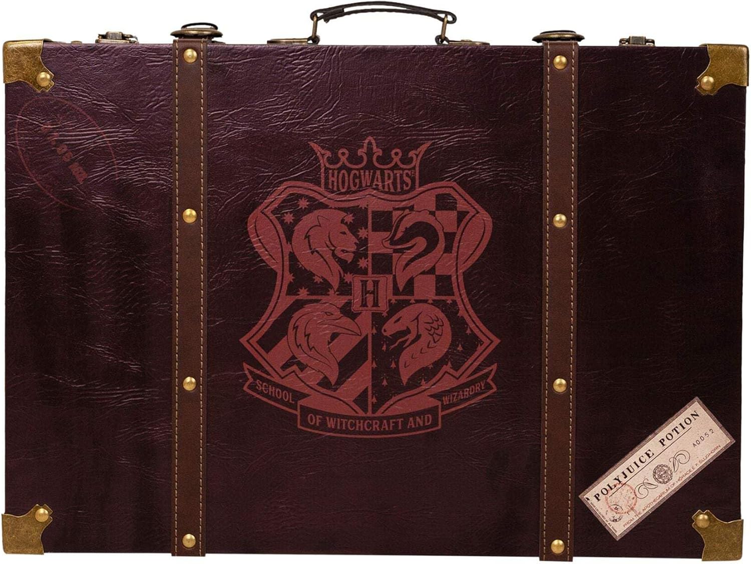 Harry Potter Hogwarts Kofferset Burgunderrot (2-teilig) – Warner Bros. Alumni Truhen