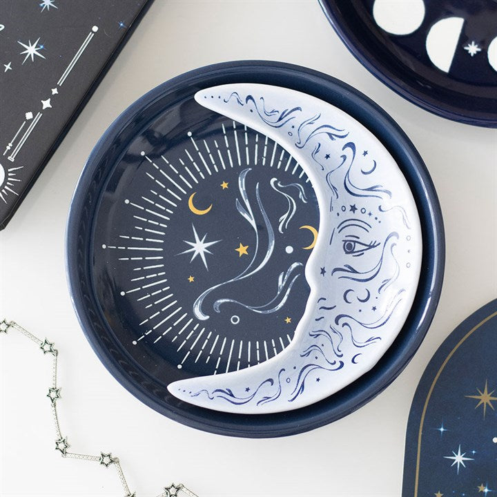 Stapelbare Schmuckschale „Blue Moon“