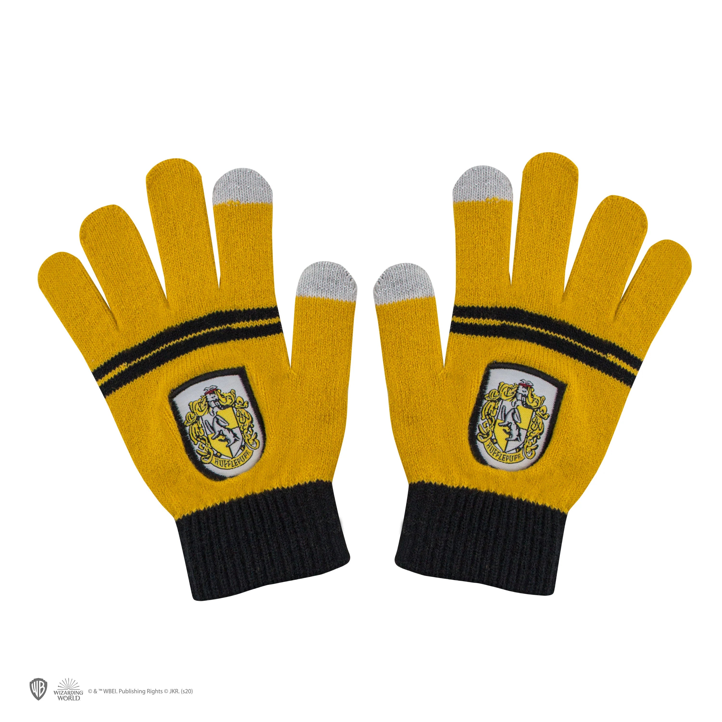 Harry Potter Hufflepuff-Handschuhe und Beanie-Set für Kinder