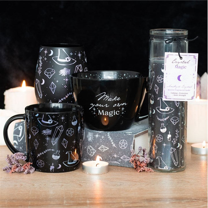 Kristallhexe-Tasse mit Aufdruck