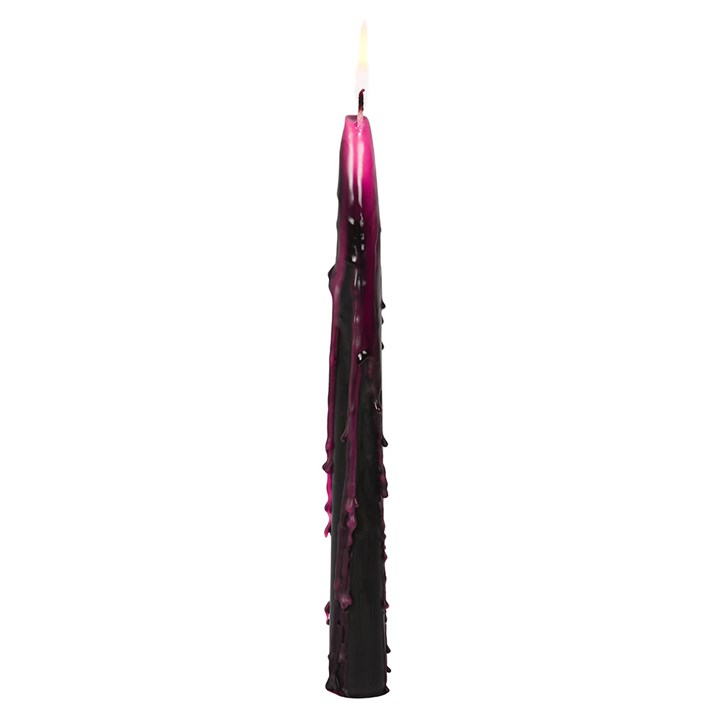4er-Set rosa „Vampire Tears“-Spitzkerzen