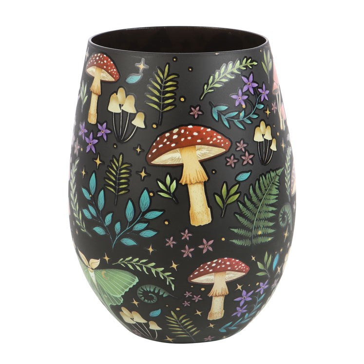 Stielloses Glas im "Dark Forest" Design