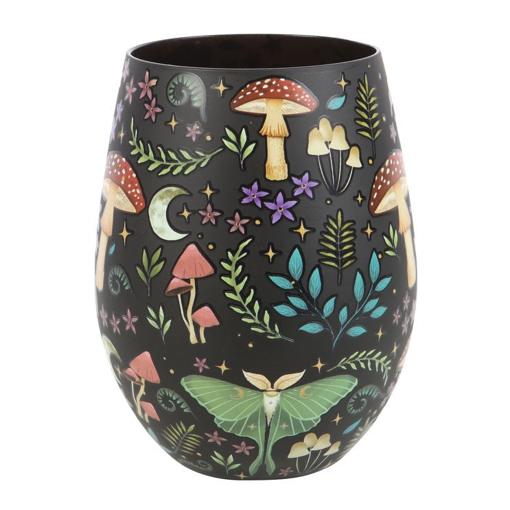 Stielloses Glas im "Dark Forest" Design