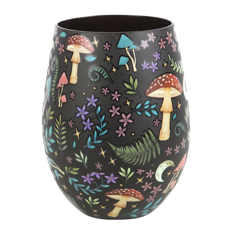 Stielloses Glas im "Dark Forest" Design
