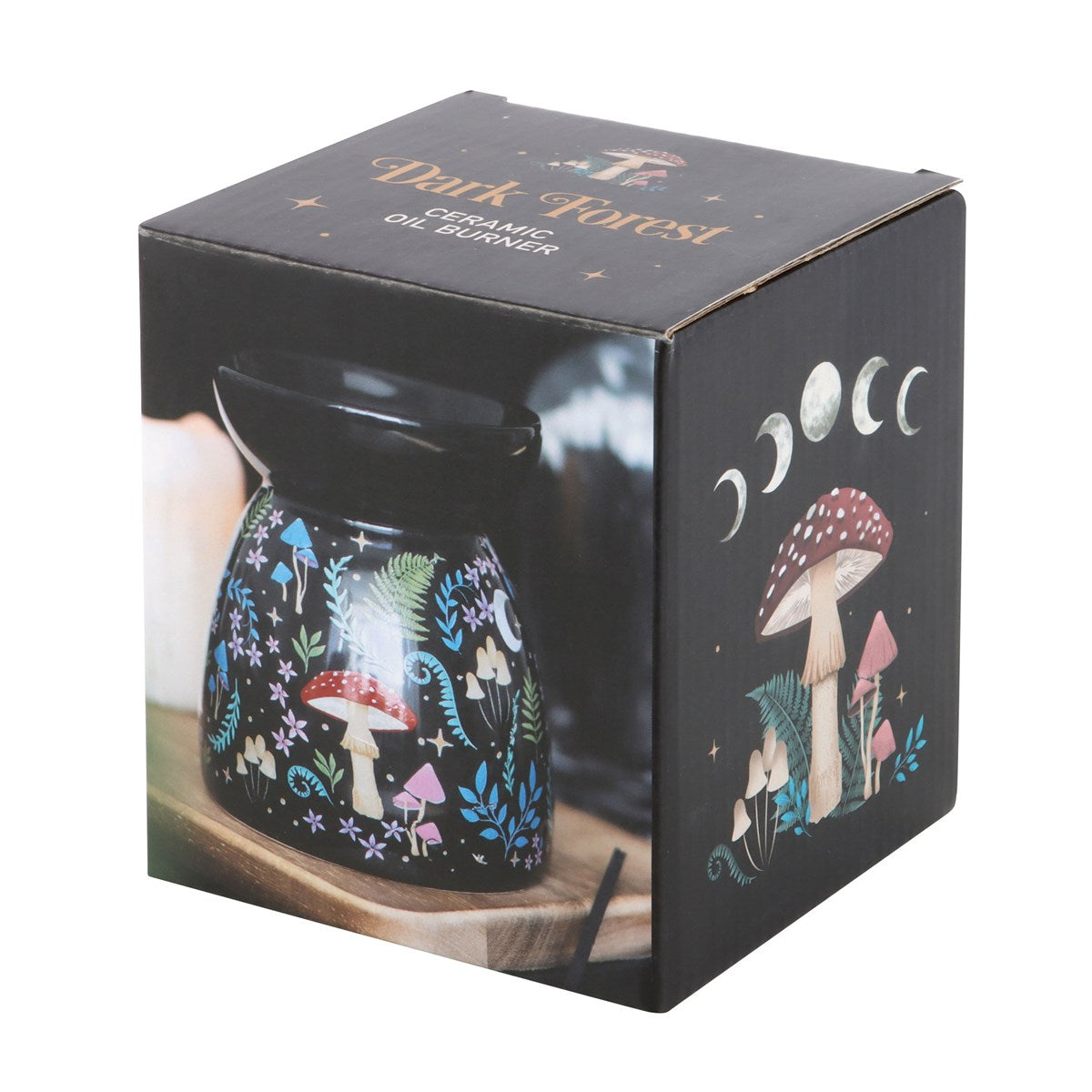 Ölbrenner mit „Dark Forest“-Motiv