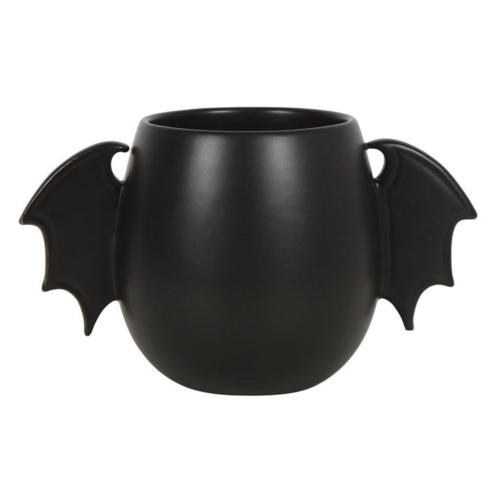 Becher mit abgerundeten Fledermausflügeln