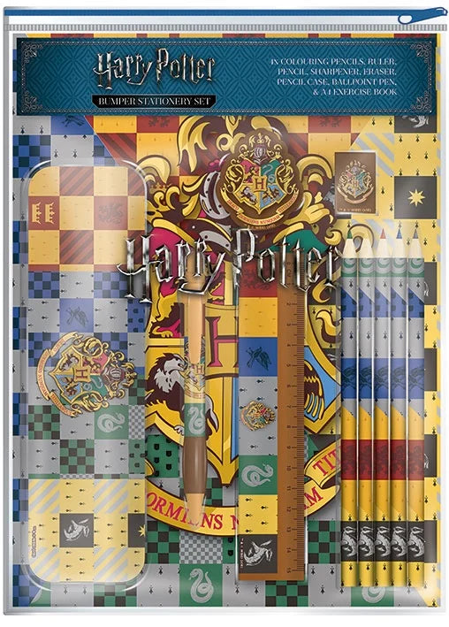 Harry Potter – Schreibwaren Set (8-teilig) – Hogwarts Wappen