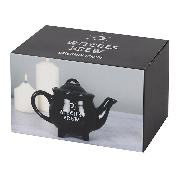 Hexengebräu Schwarze Keramik-Teekanne