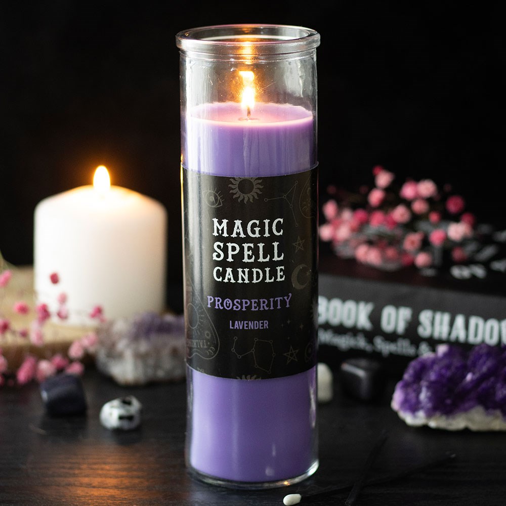 „Prosperity“ – Lavendel-Zauberkerze im Röhrchen