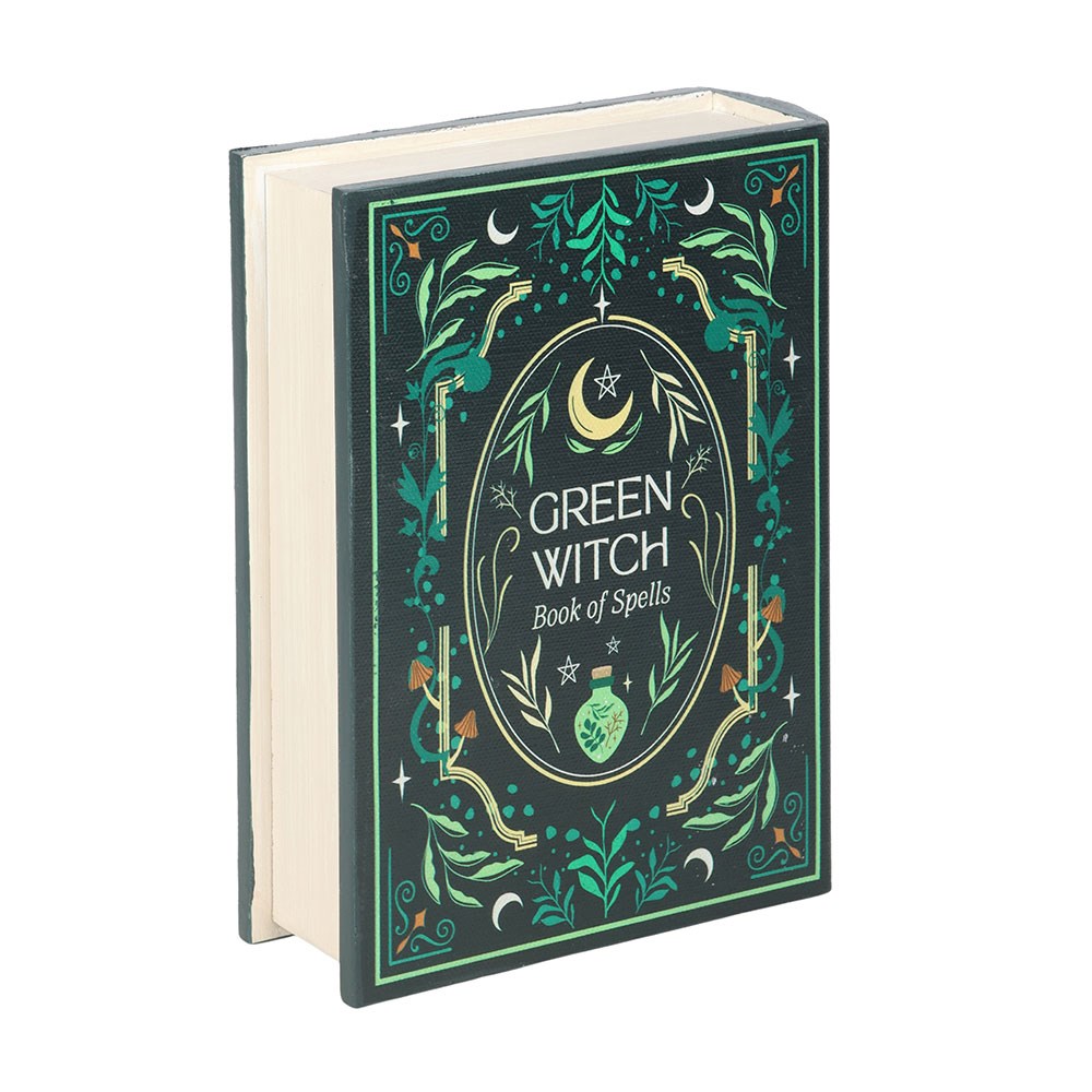 „Green Witch“ Aufbewahrungsbox in Buchform