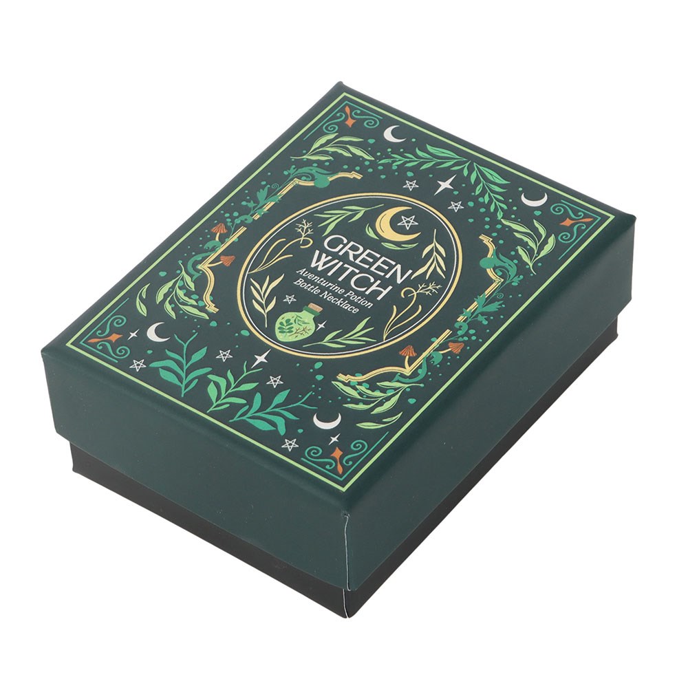Halskette "Green Witch" mit Zauberfläschen