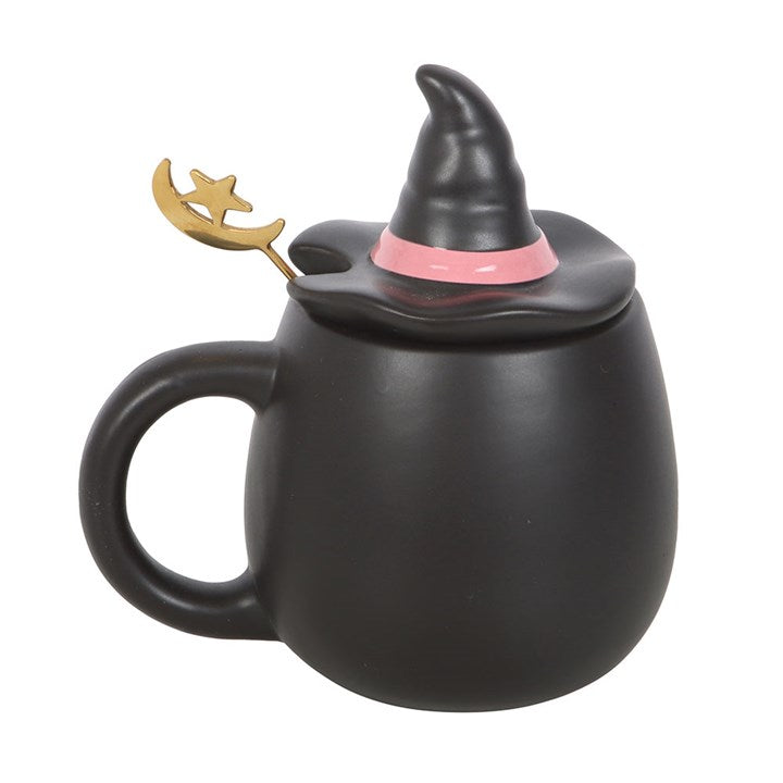 „Good Witch“-Becher mit Deckel und Löffel
