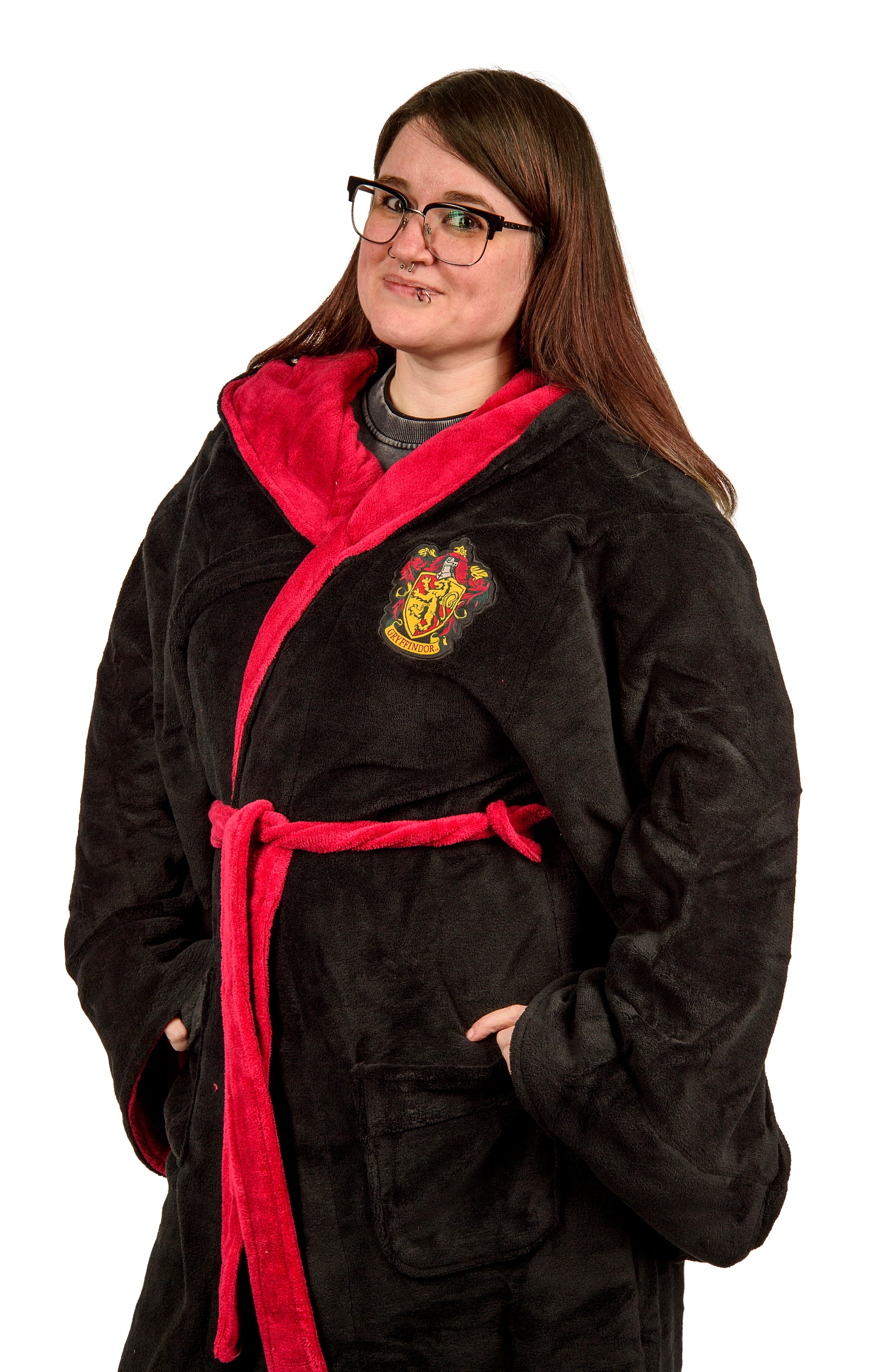 Harry Potter: Gryffindor Ladies Fleece Bademantel