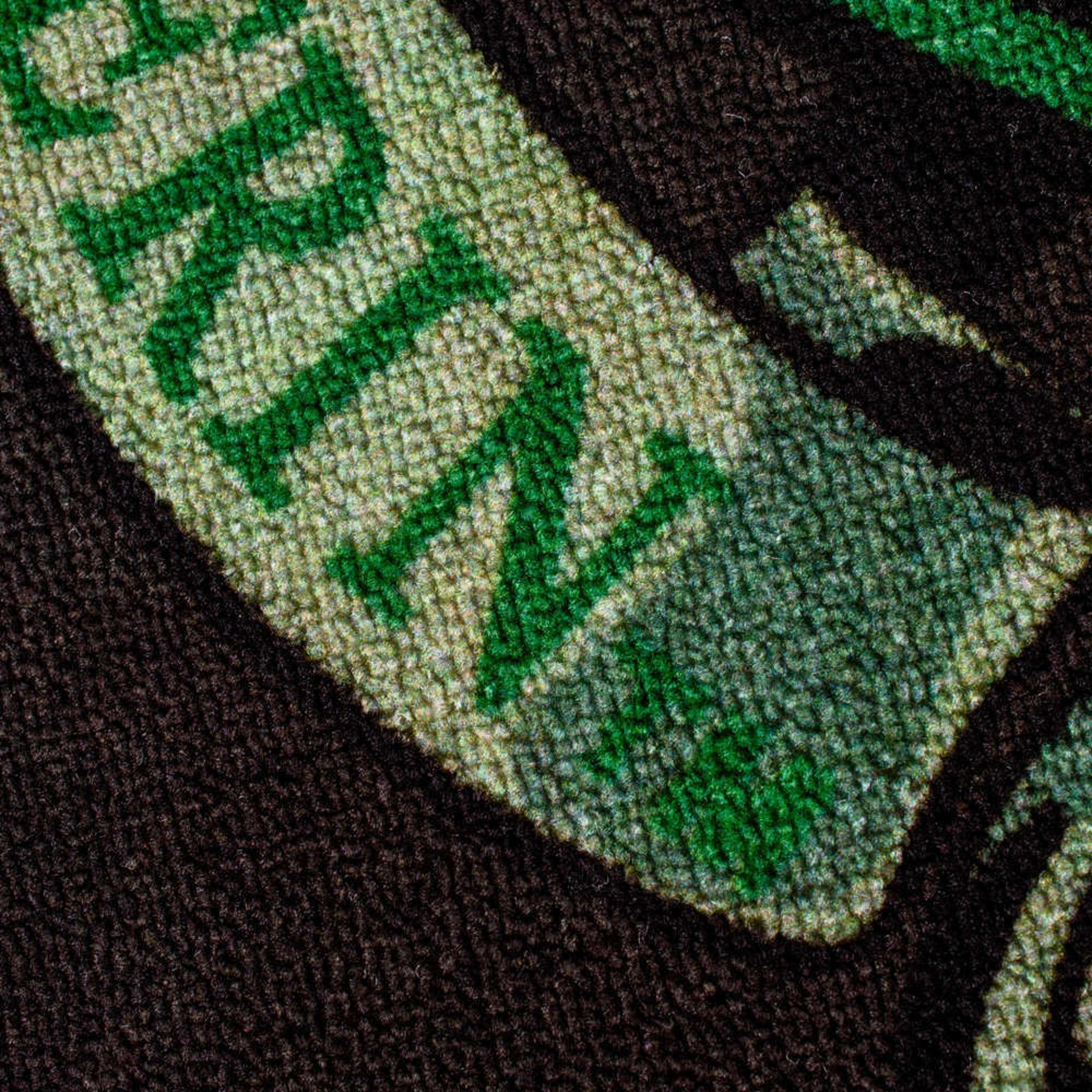 Harry Potter: Slytherin-Schild-Teppich