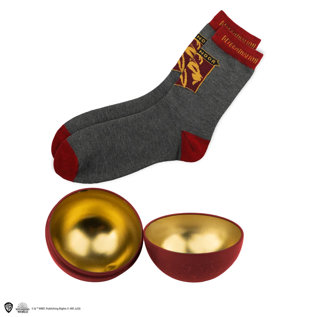 Gryffindor Weihnachtskugel mit Socken