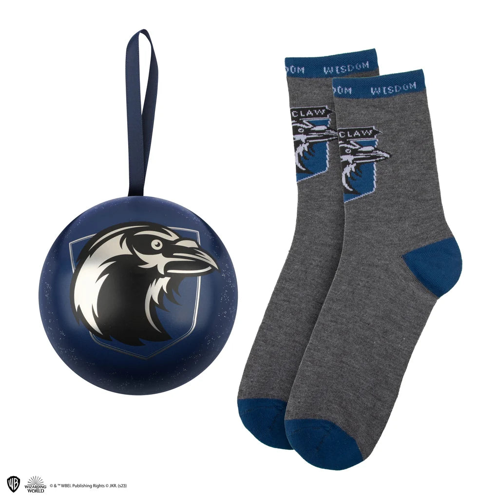 Ravenclaw Weihnachtskugel mit Socken