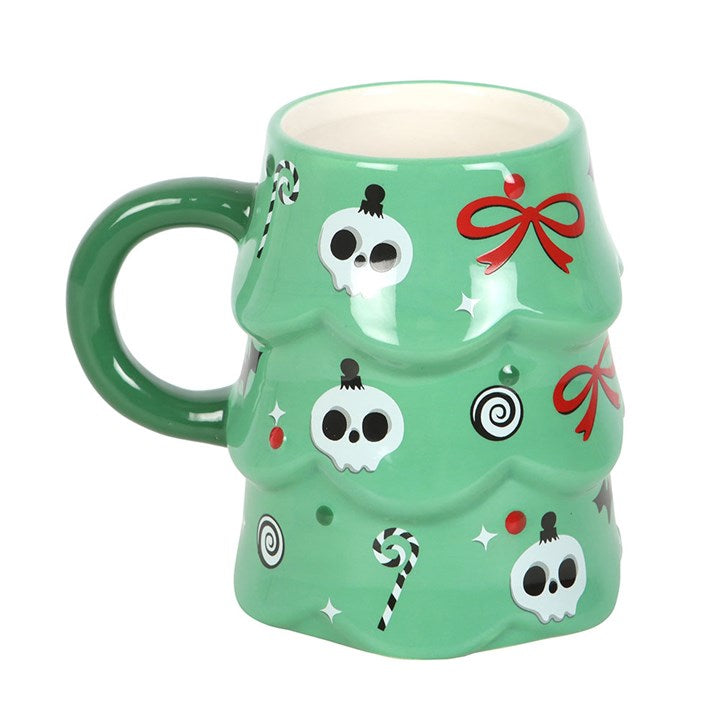 Gruselige Weihnachtsbaum-Tasse
