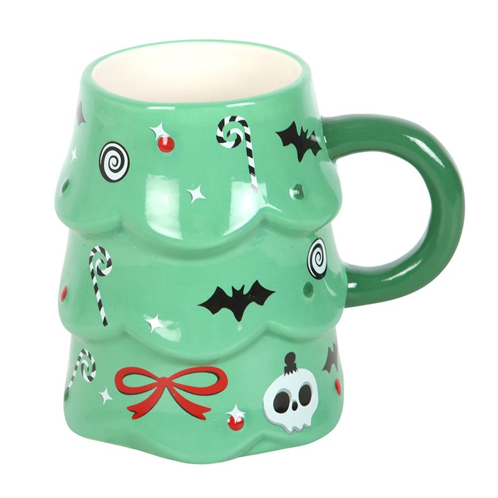 Gruselige Weihnachtsbaum-Tasse