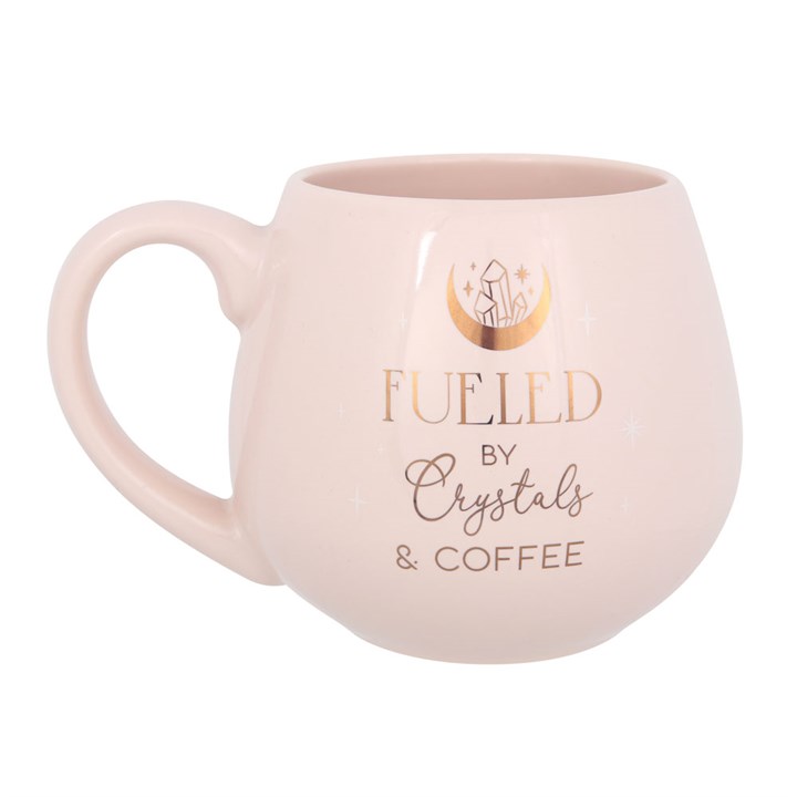 Kristalle und Kaffee Rundbecher