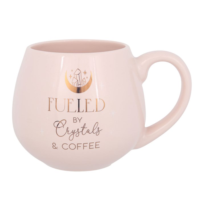 Kristalle und Kaffee Rundbecher