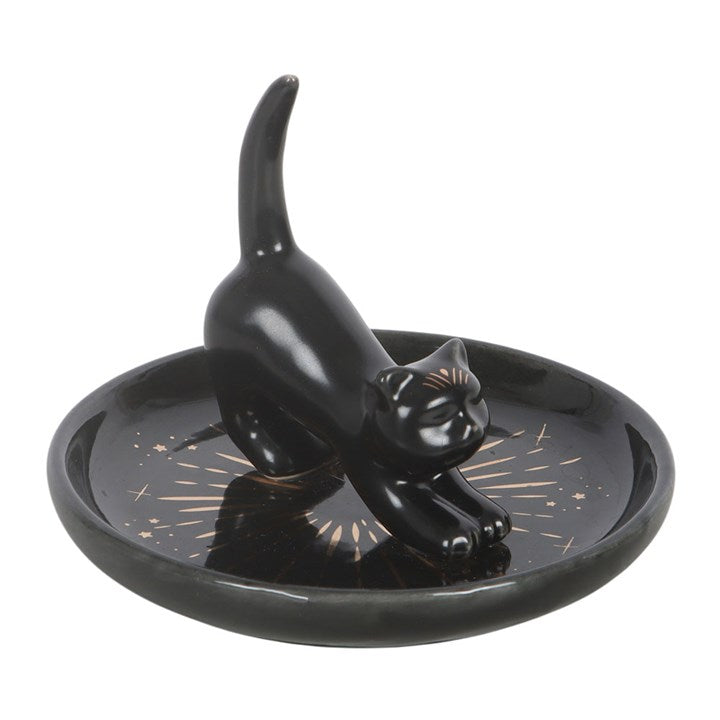 Schwarze Katze – Magische Schmuckschale