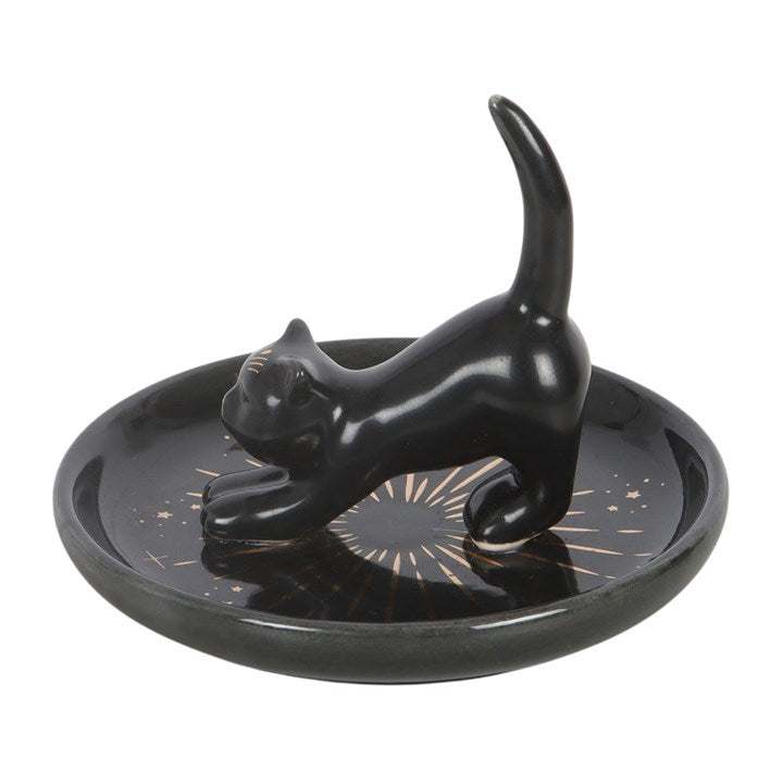 Schwarze Katze – Magische Schmuckschale
