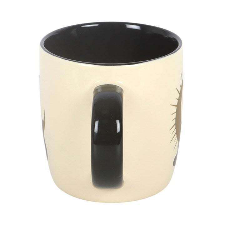 Tasse „Sitzende schwarze Katze“