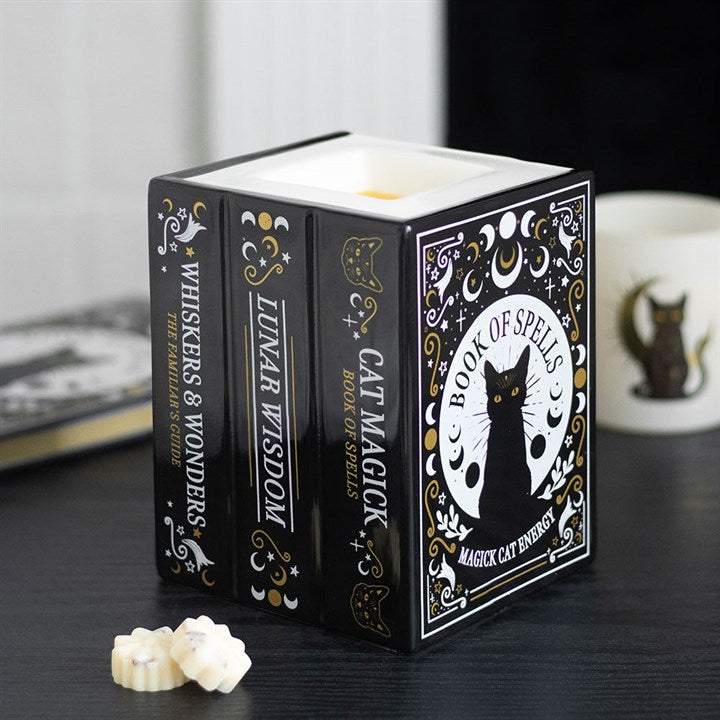 Öl- und Wachserhitzer „Black Cat Book of Spells“