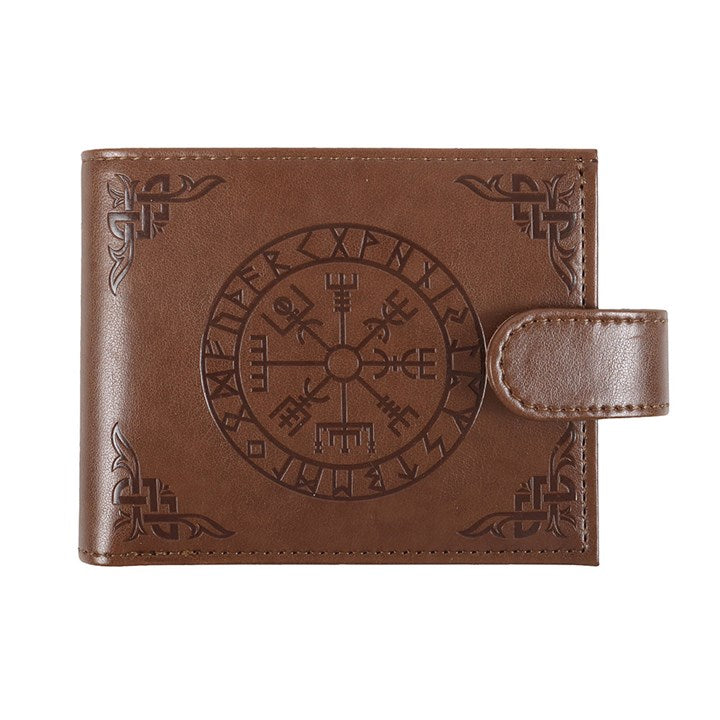 Viking Compass Geldbörse aus Kunstleder