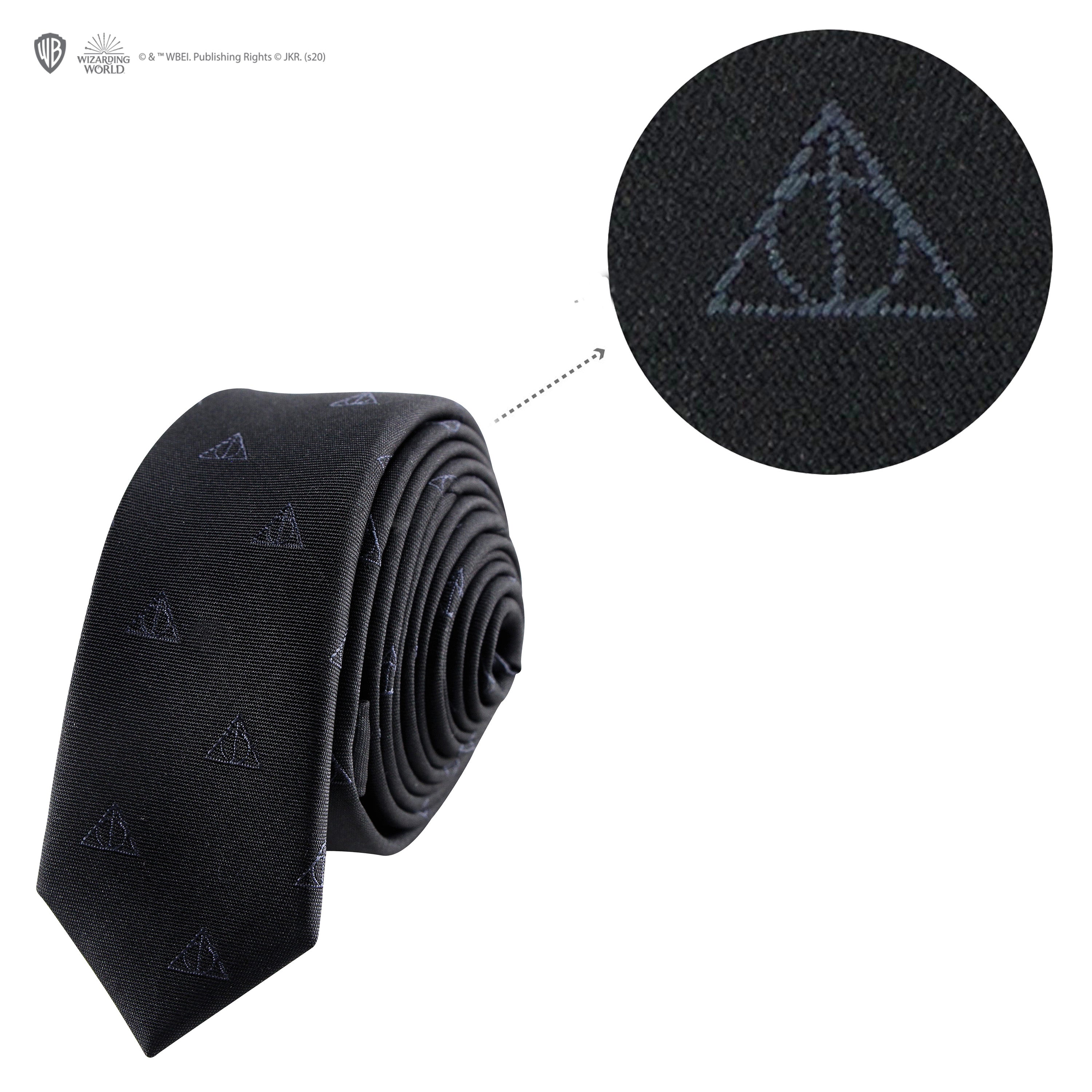 Harry Potter Krawatte & Ansteck-Pin Deluxe Box Deatlhy Hallows