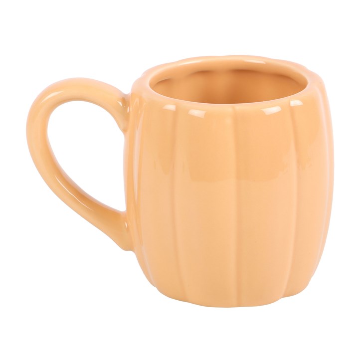 Tasse in Form eines Jack-o'-Lantern-Kürbisses
