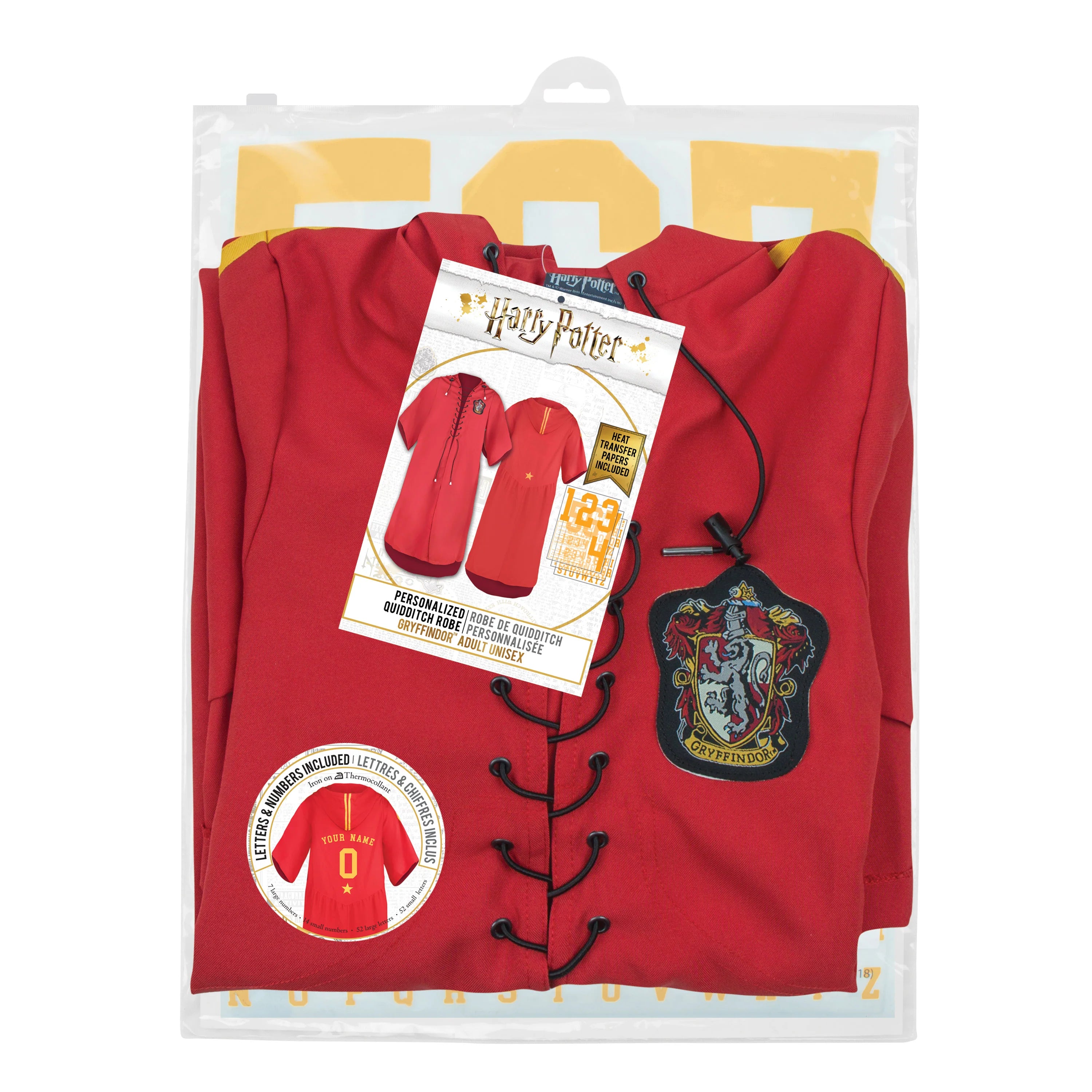 Harry Potter Personalisierbares Quidditch-Gewand Gryffindor