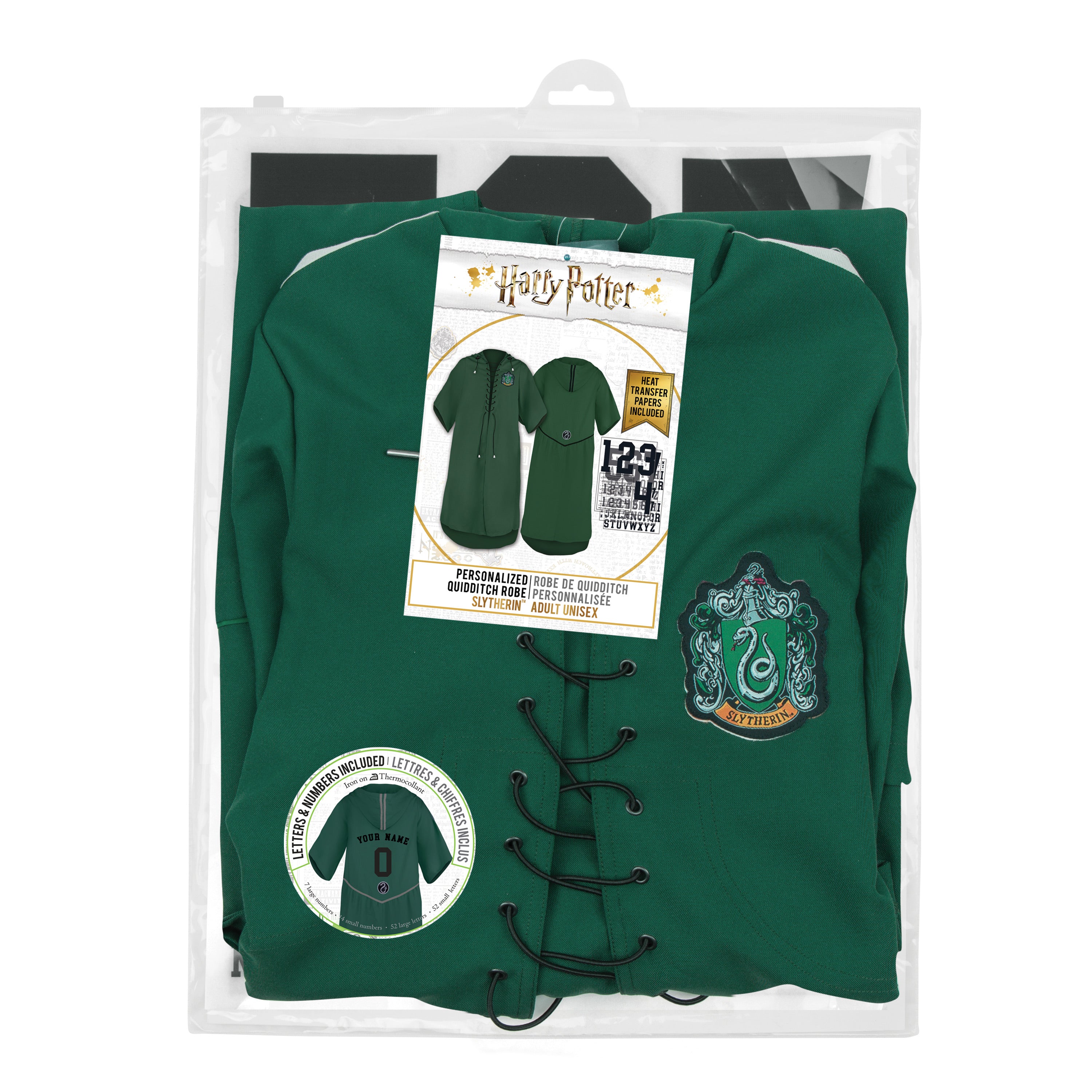 Harry Potter Personalisierbares Quidditch-Gewand Slytherin