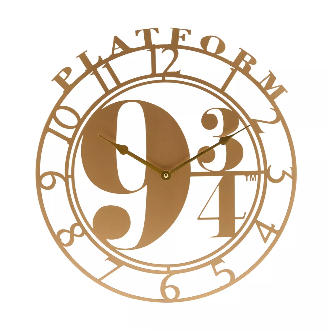 Warner Bros. Harry Potter Alumni Wanduhr Gleis 9 3/4