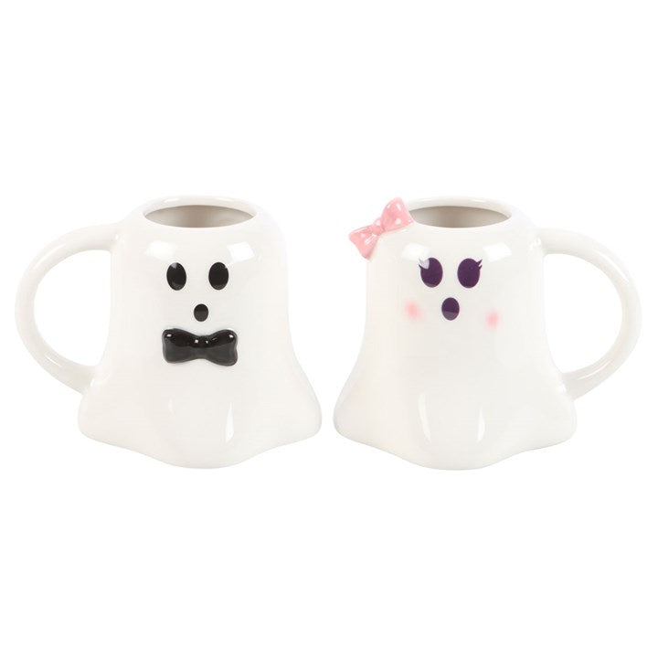 Tassen-Set in Geisterform „Mr. und Mrs. Boo“