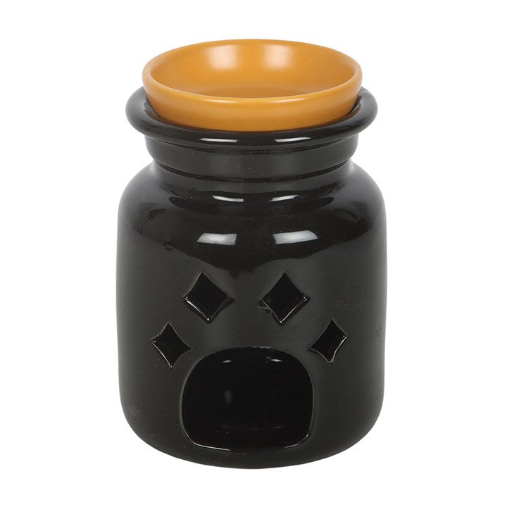Ölbrenner und Wachswärmer in Form einer Fläschchenflasche mit Spinnenseidenserum