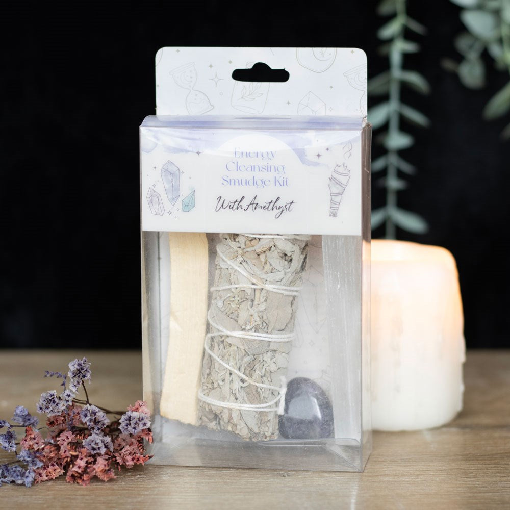 Räucherset mit Amethystkristall