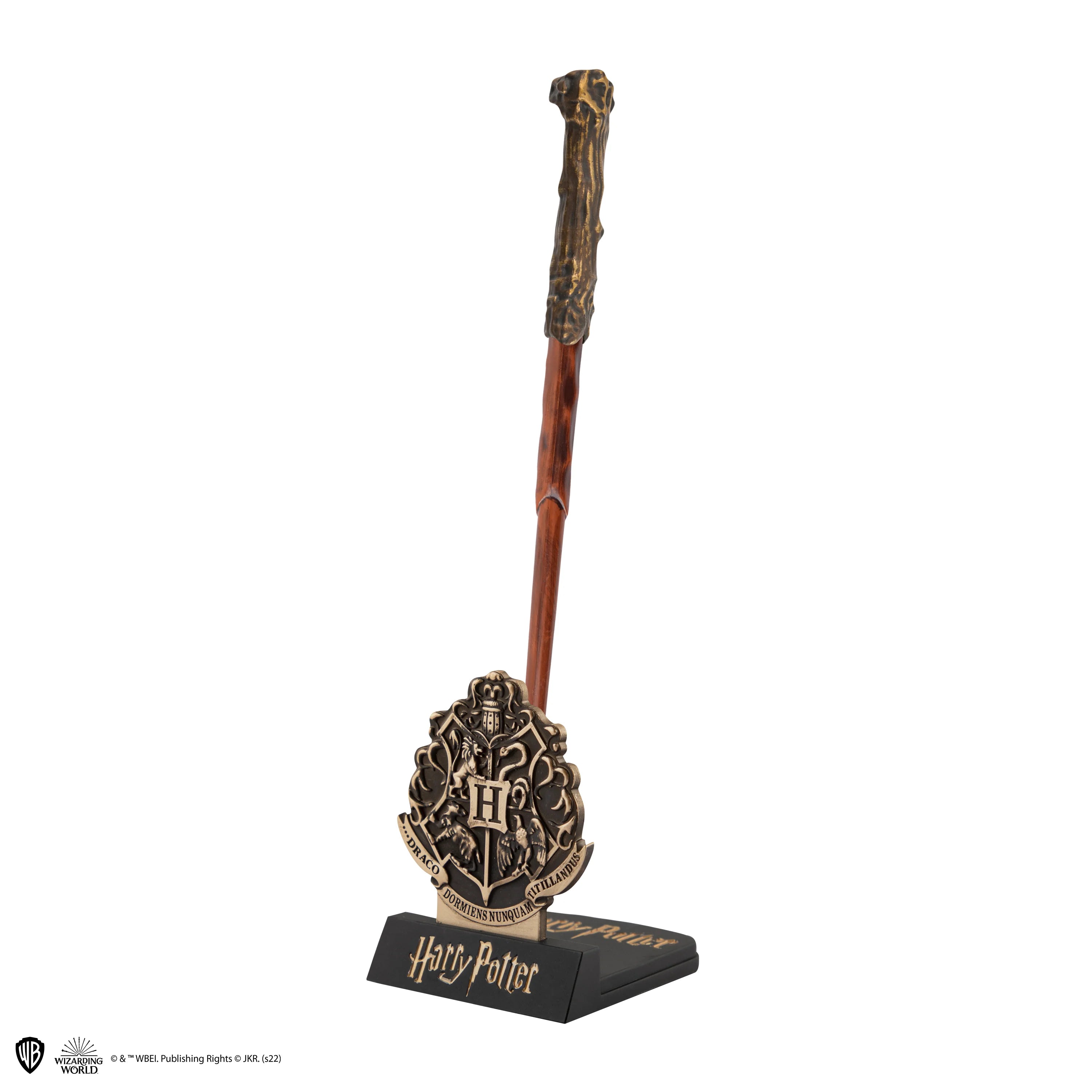 Harry Potter Zauberstab-Stift mit Ständer & Lentikularem Lesezeichen