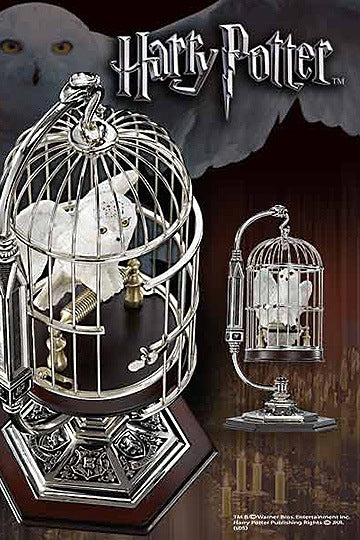 Harry Potter Miniatur Hedwig im Kaefig