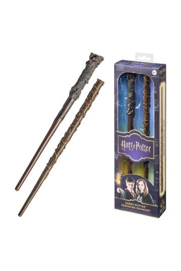 Harry Potter Roleplay-Replik Zauberstäbe 2er-Pack Harry Potter & Hermione Granger 31 cm