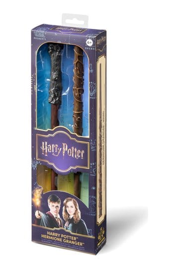 Harry Potter Roleplay-Replik Zauberstäbe 2er-Pack Harry Potter & Hermione Granger 31 cm