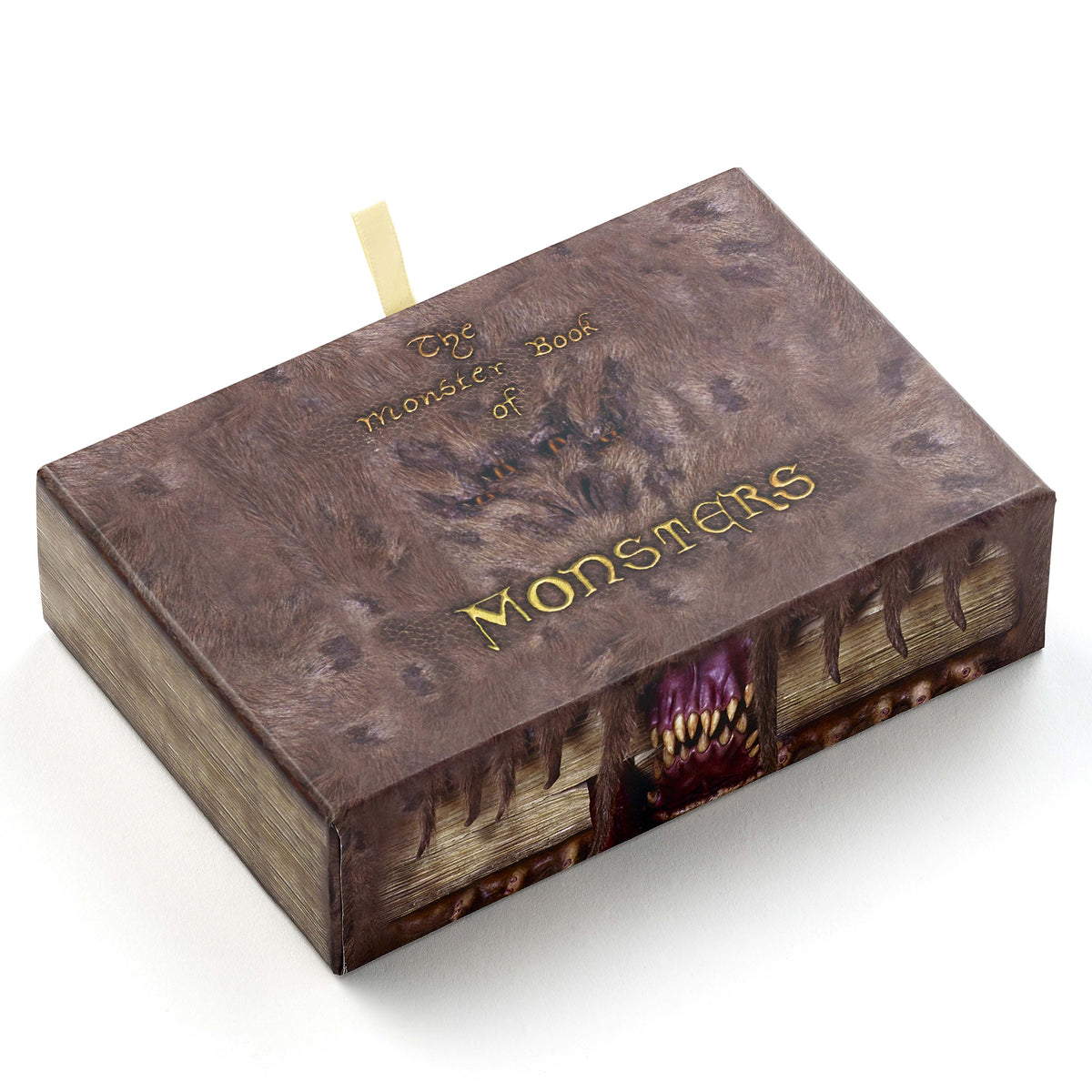 Harry-Potter-Monsterbuch-Geschenkbox mit Monsterbuch-Schlüsselanhänger und Anstecknadel