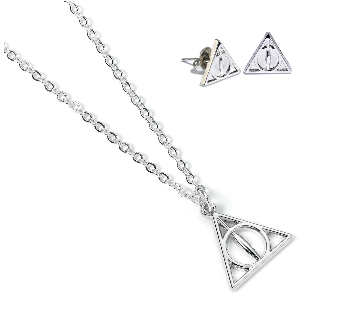 Offizielles Harry Potter Heiligtümer des Todes Halskette und Ohrringe Geschenkset