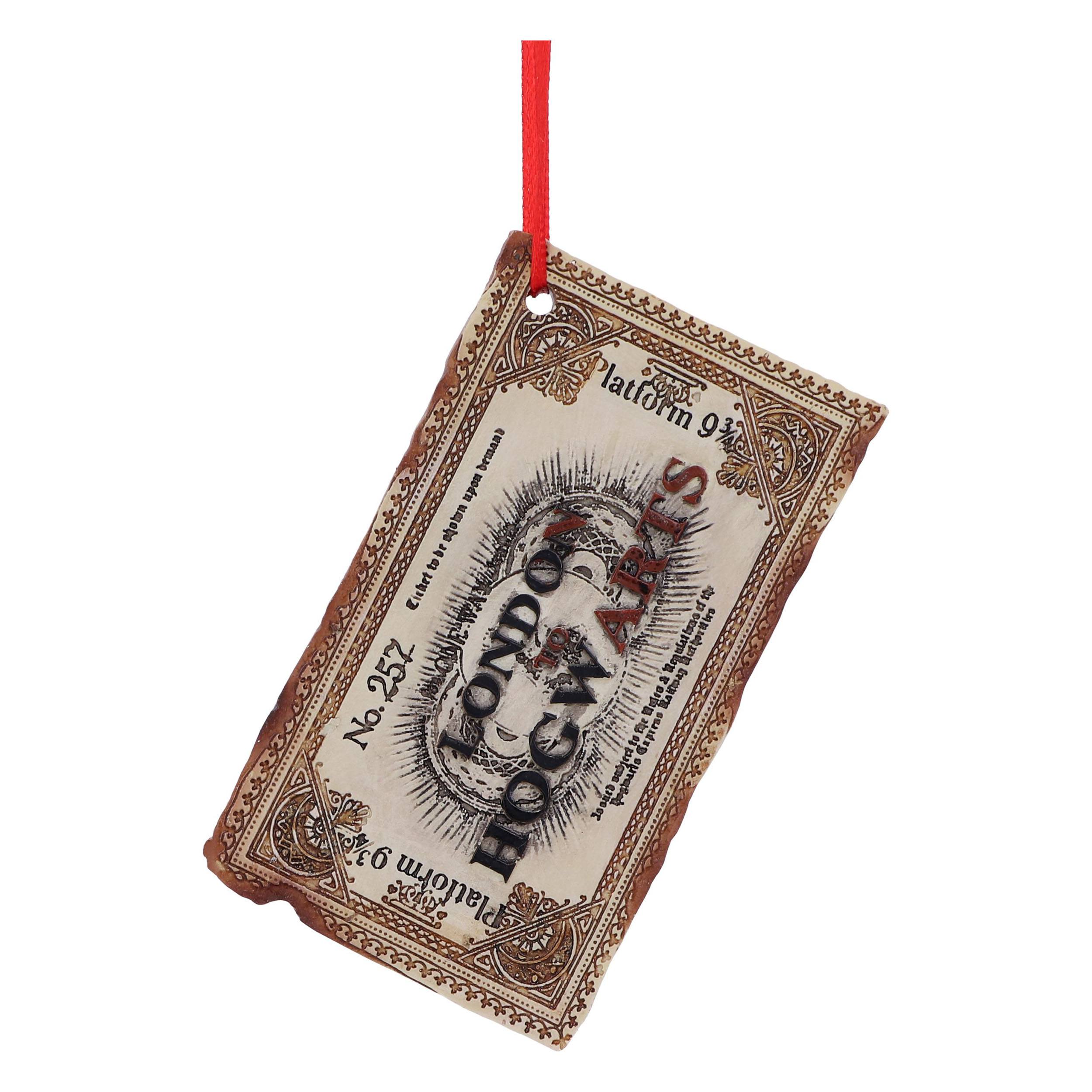 Harry Potter Christbaumanhänger Hogwarts Express Ticket