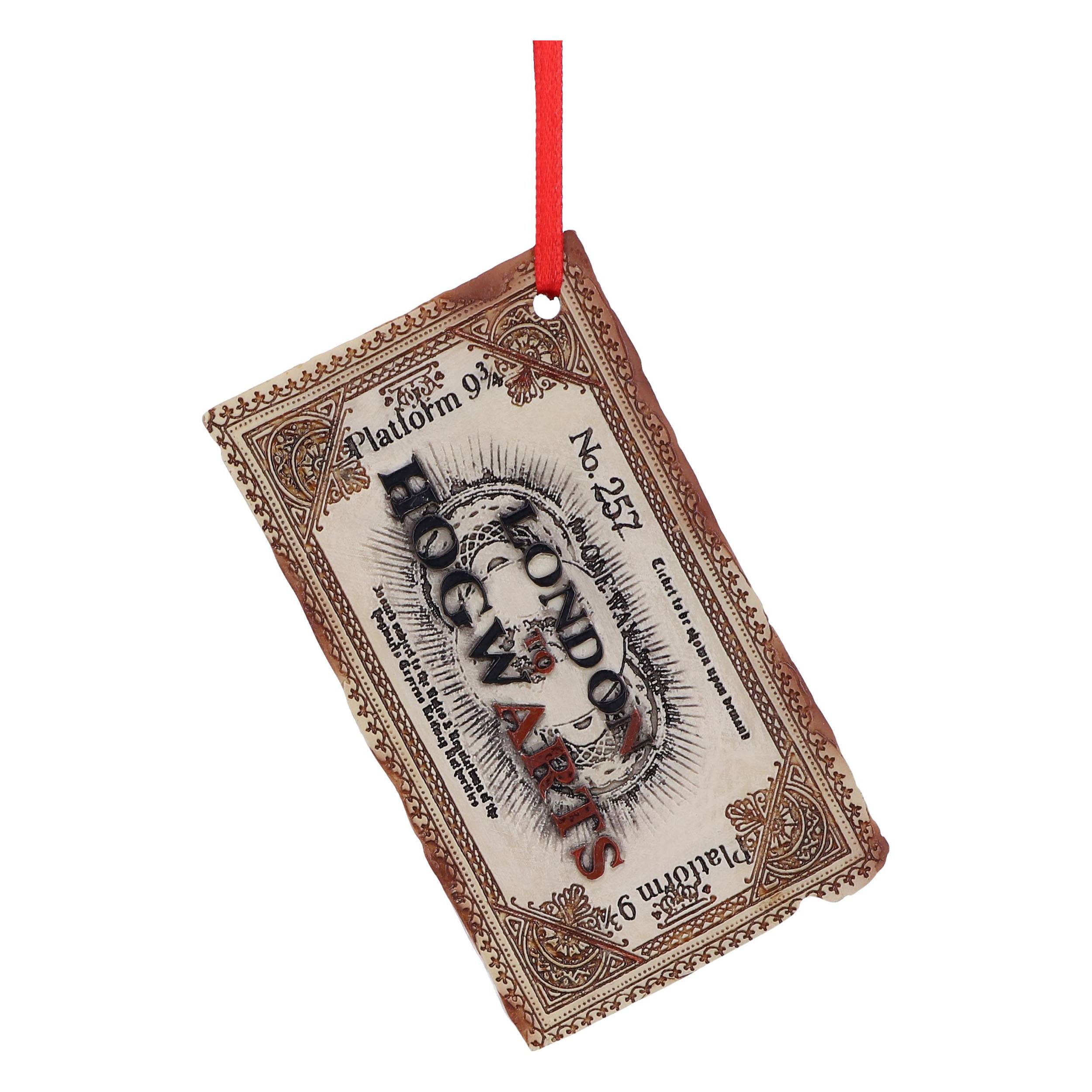 Harry Potter Christbaumanhänger Hogwarts Express Ticket