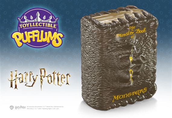 Harry Potter Squishy Anti-Stress-Figur Pufflums The Monster Book of Monsters 15 cm
