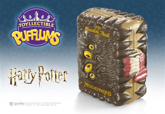 Harry Potter Squishy Anti-Stress-Figur Pufflums The Monster Book of Monsters 15 cm