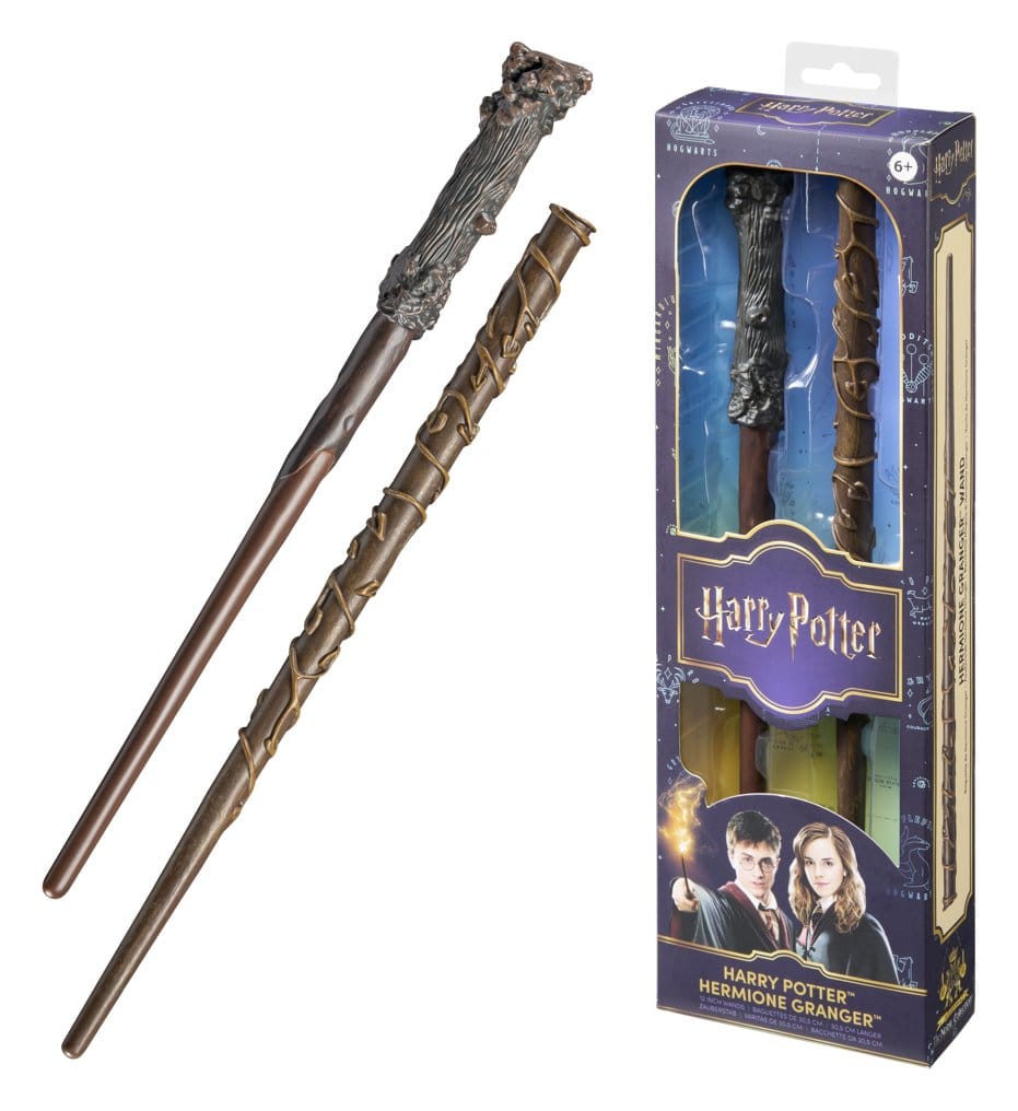 Harry Potter Roleplay-Replik Zauberstäbe 2er-Pack Harry Potter & Hermione Granger 31 cm