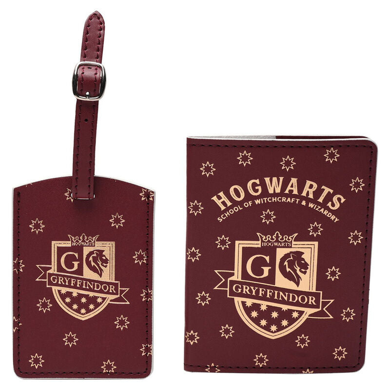 Warner Bros. Harry Potter Alumni-Passhülle & Gepäckanhänger – Gryffindor